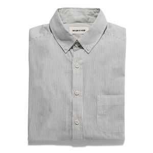 Taylor Stitch Jack Shirt in Indigo Stripe